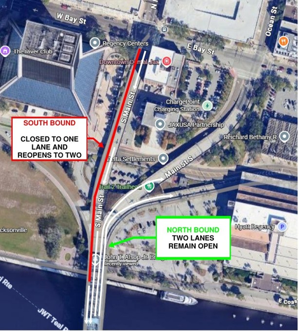 Riverfront Plaza Main Street Bridge Improvements Map Riverfront Plaza Main Street Bridge Improvements Map