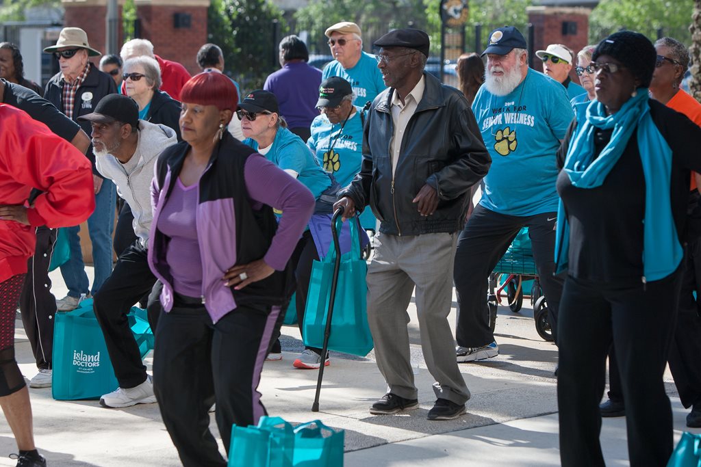 Local seniors at the 2018 Walk for Senior Wellness