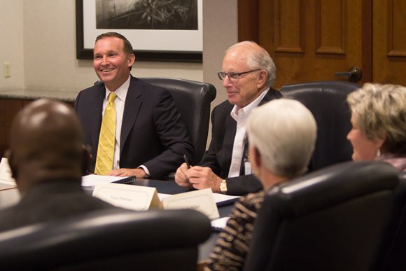 Mayor Lenny Curry at the presentation of the Transition Subcommittee's reports to the adminsitration