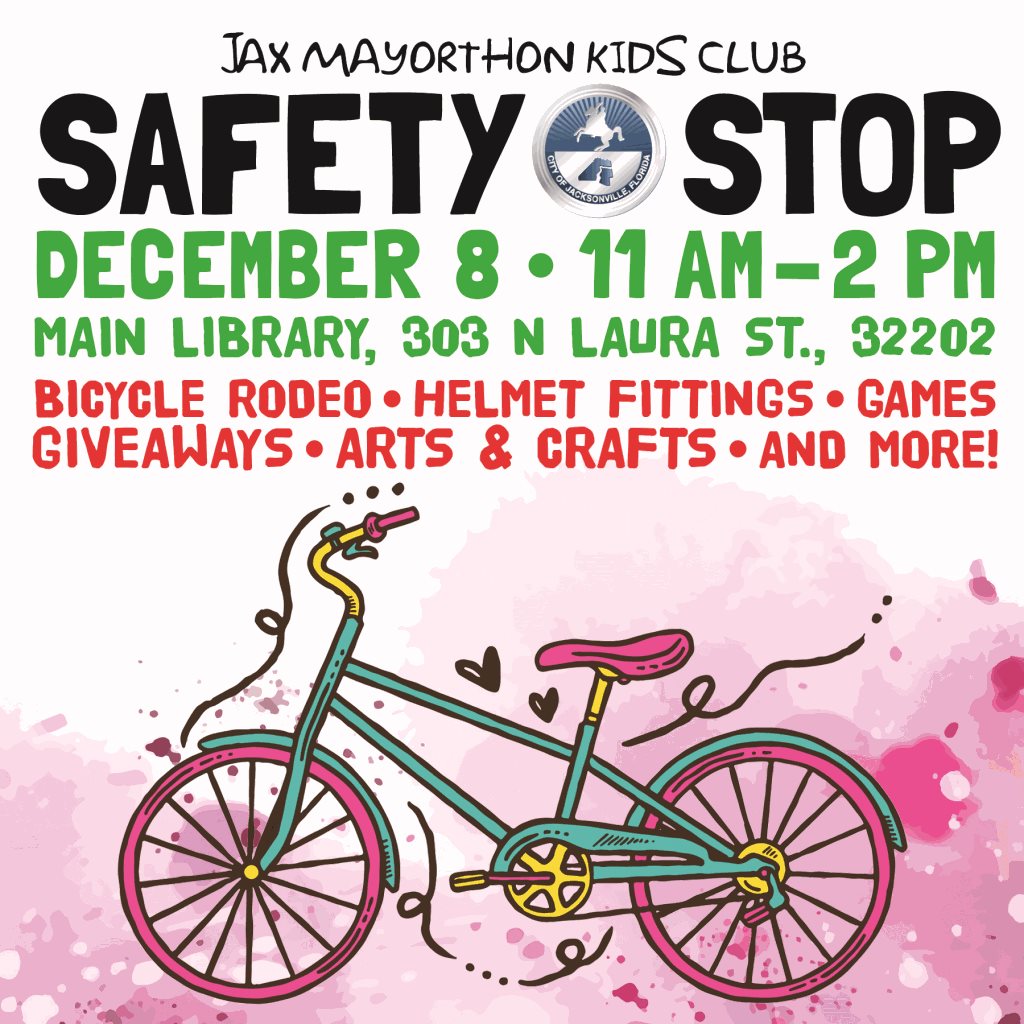 Jax Mayorthon Kids Club Safety Stop graphic