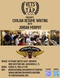 Vets on TAP presents Civilian Resume Writing with Jordan Murphy.