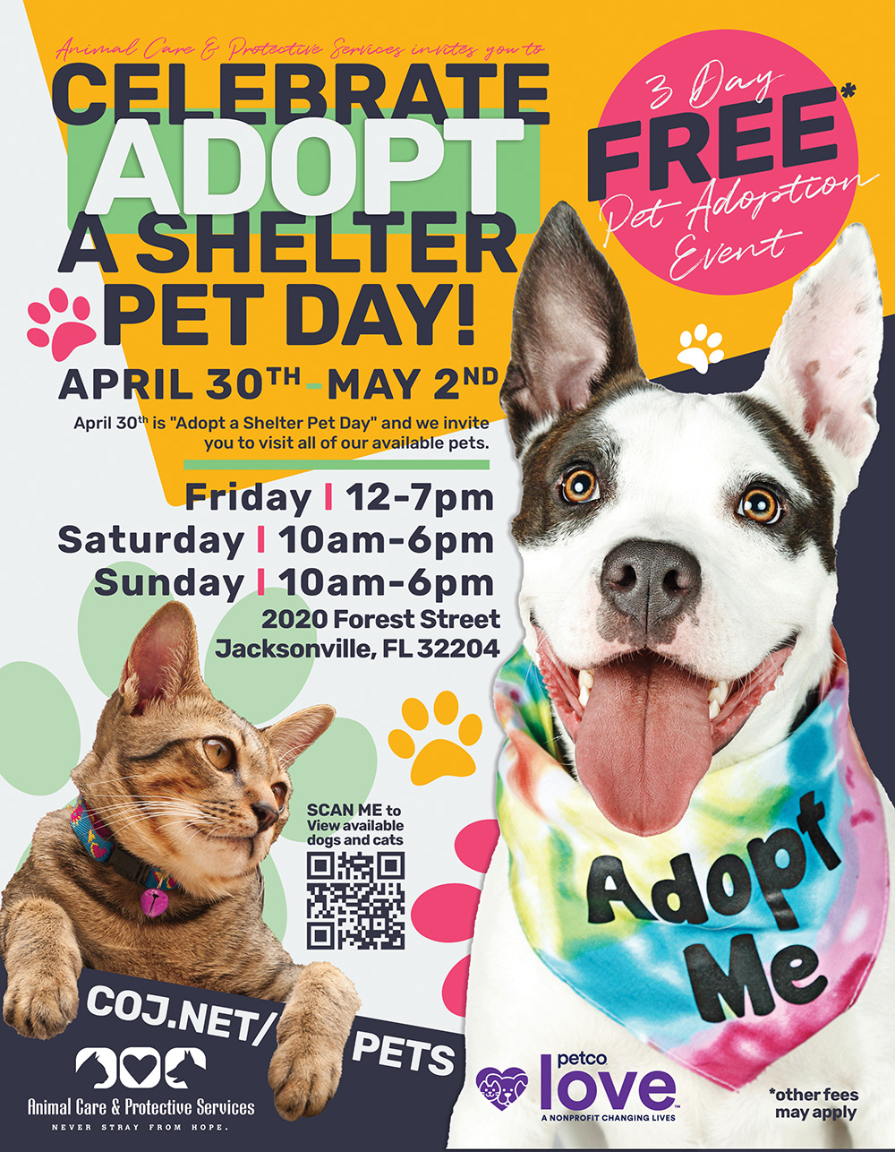 Animal shelter store free adoption day