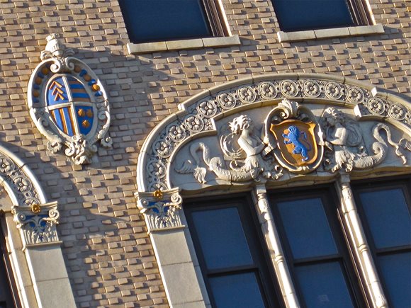 A close-up of Jacksonville's historic Florida Theatre