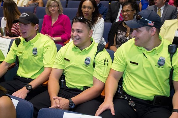 Some of the 40 new Community Service Officers hired int he alst budget by the Jacksonville Sheriff's Office. The mayor's 2016-2017 budget proposal includes funds to hire 40 more. 