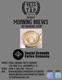 Vets on TAP presents a Morning Brews Networking Event at Social Grounds Coffee Company.