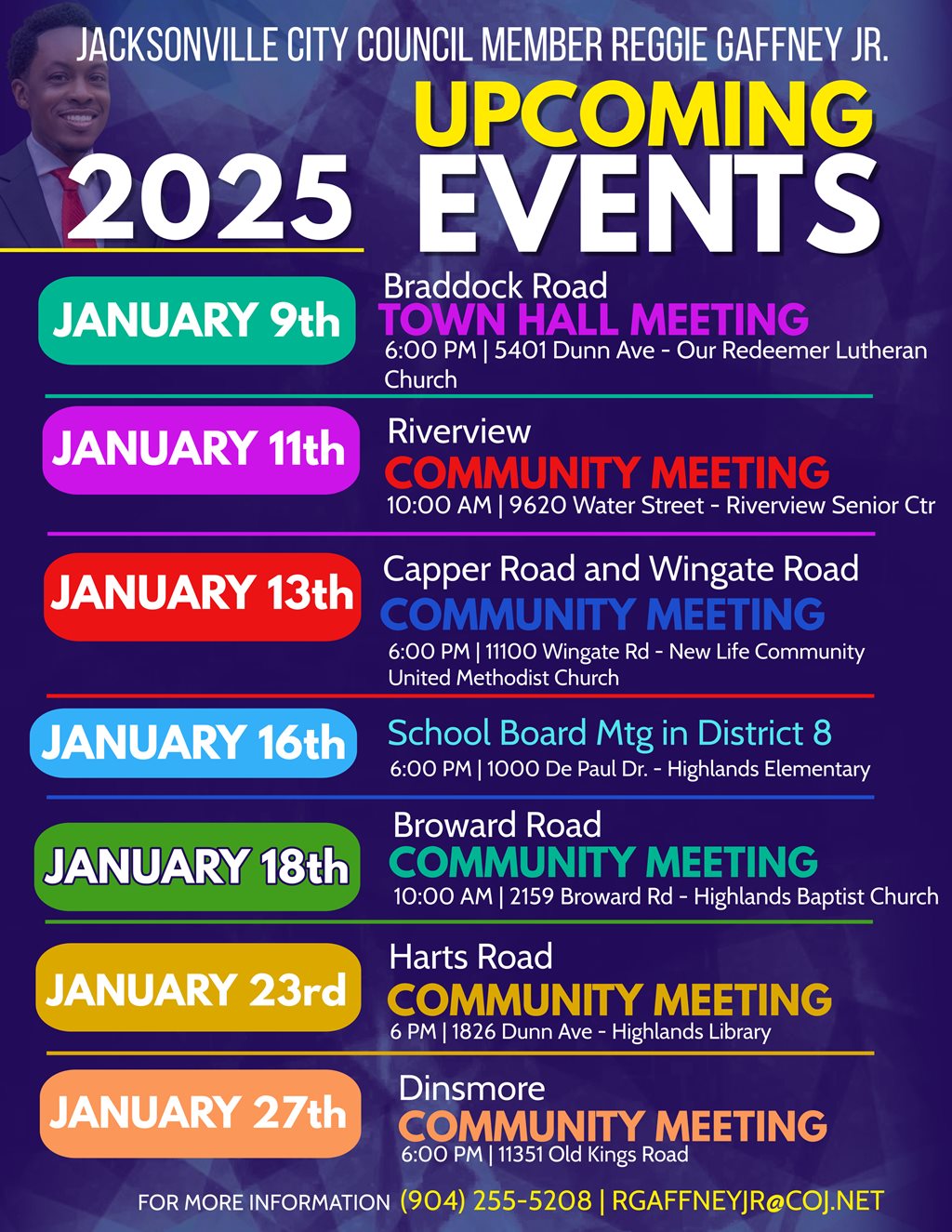 District 8 Upcoming Events