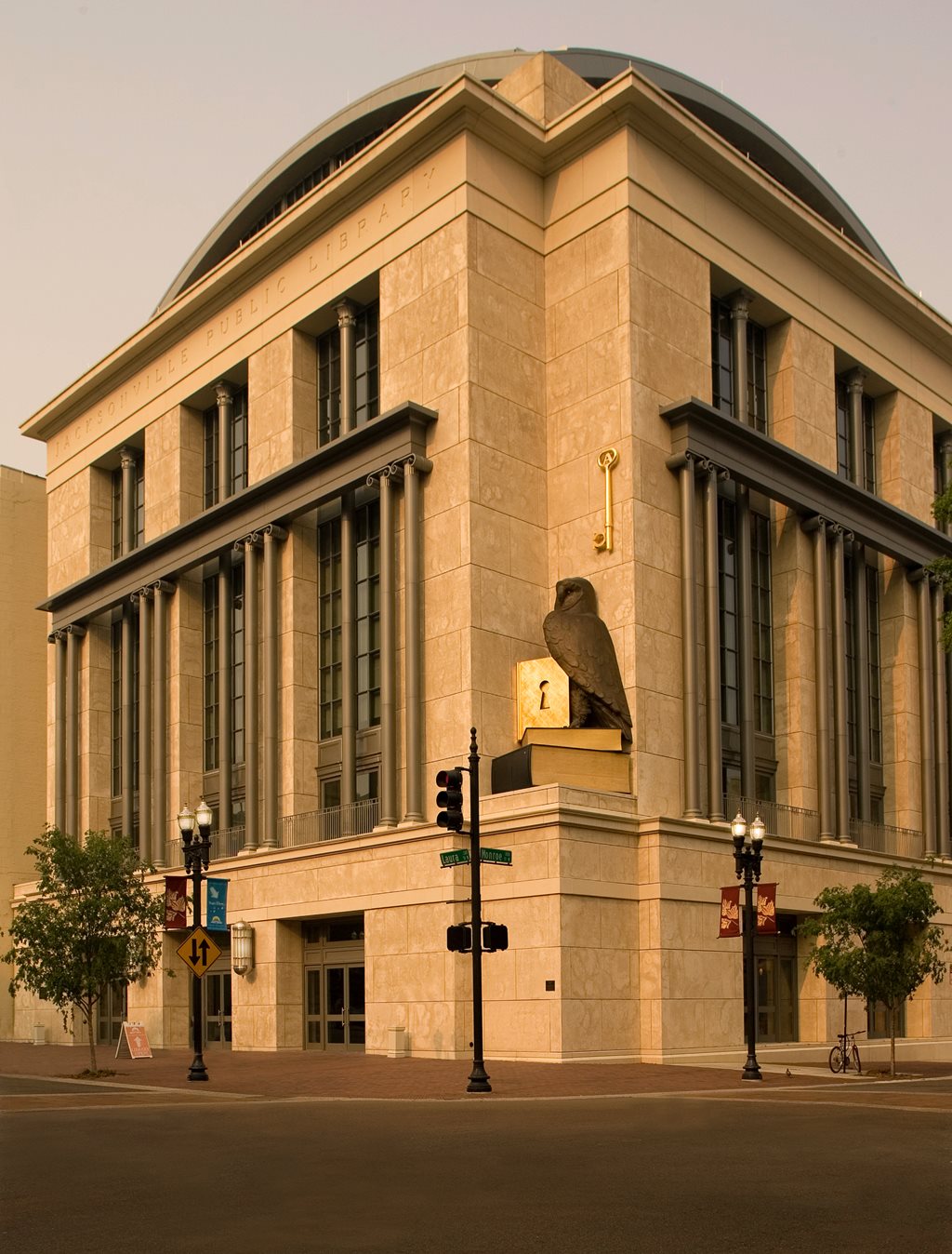 The Main Library at 303 N. Laura St.