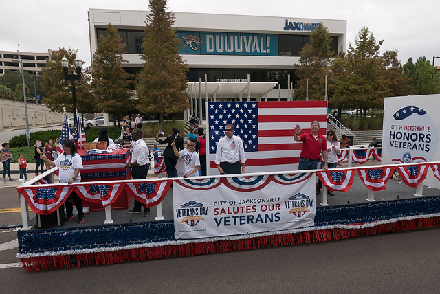 The first celebration of veterans day