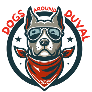Dogs around duval logo