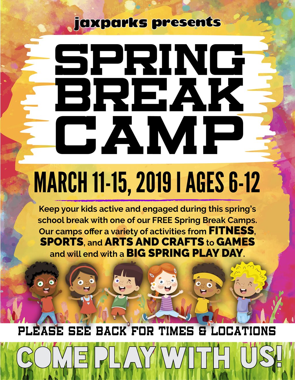 Jacksonville.gov JaxParks Spring Break Camp