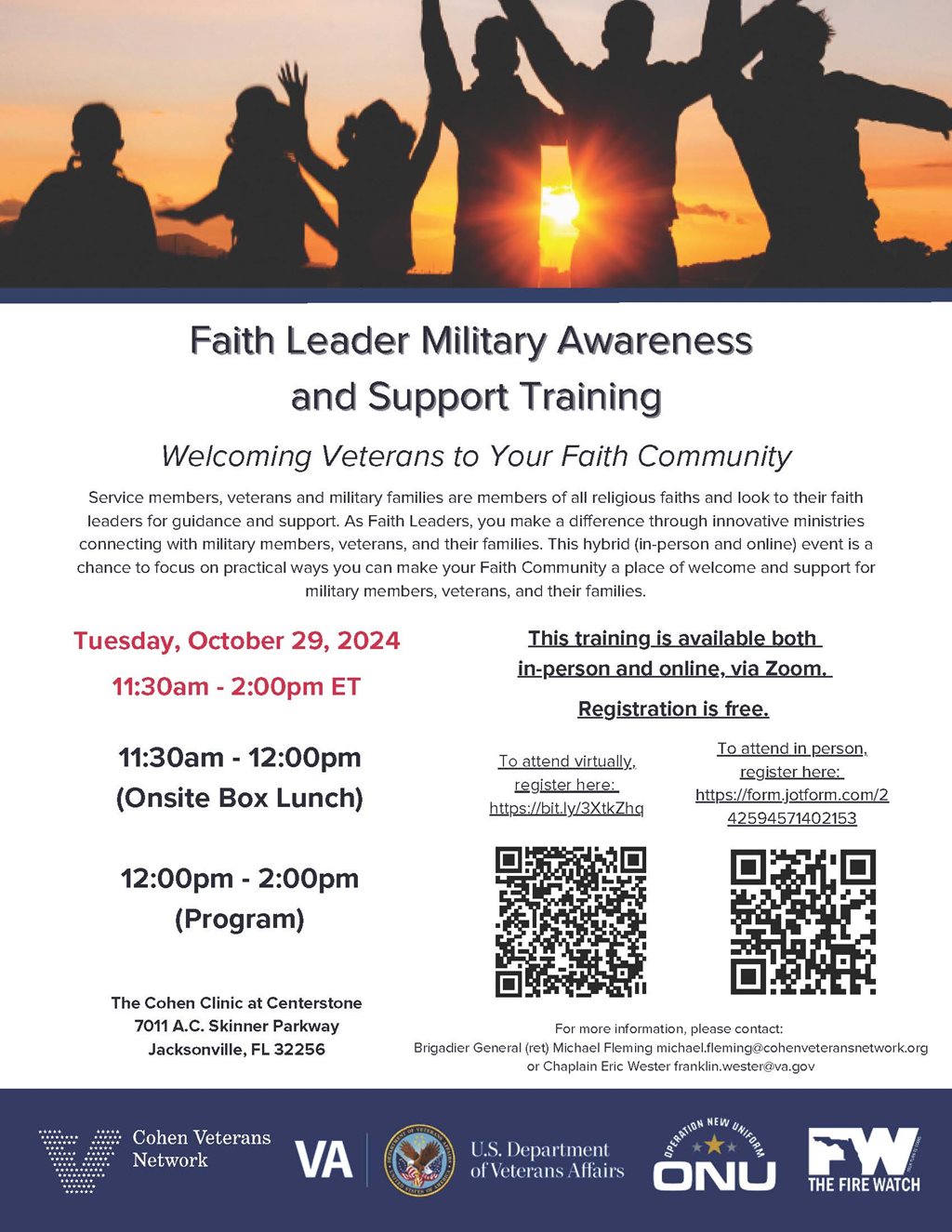 FAITH LEADER MILITARY AWARENESS AND SUPPORT TRAINING