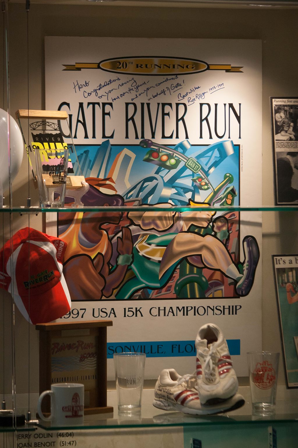 The new GATE RIVER RUN display at the Jacksonville Veterans Memorial Arena