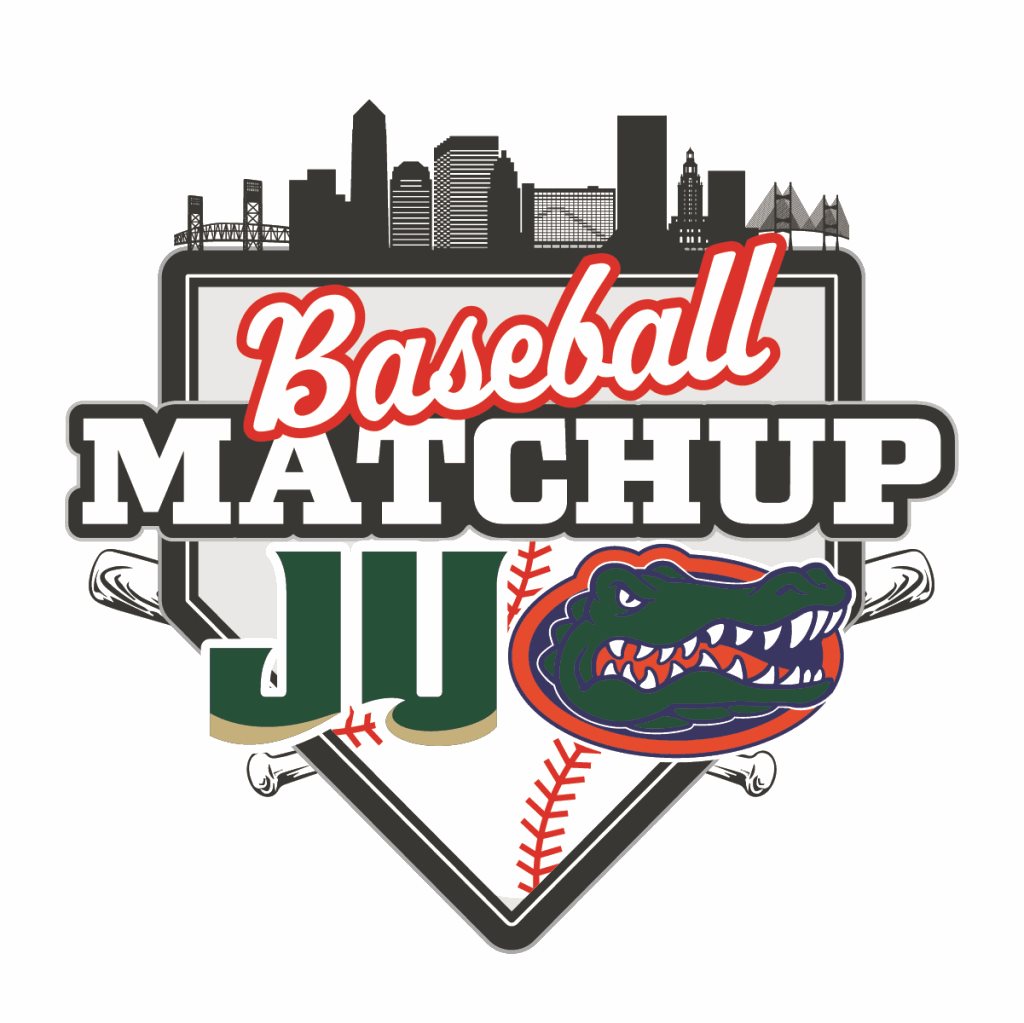 JU Gators Baseball Matchup Logo