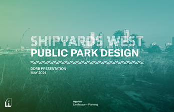 shipyards west public park design presentation