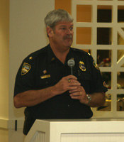 Asst Chief Bobby Deal speaking