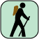 Hiking Trails Icon Hiking Trails Icon