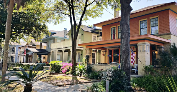 historic two story homes in springfield neighborhood