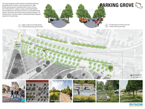 riversedge park project rendering - people enjoying grassy park spaces